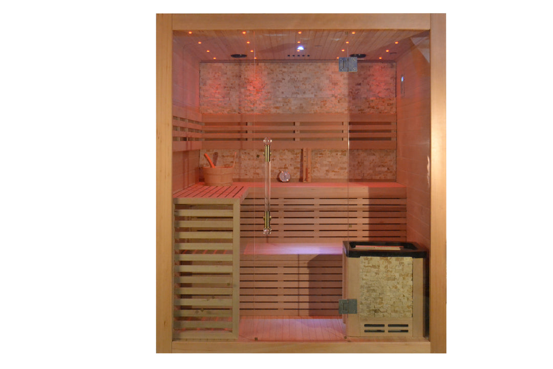 Hylivesaunas Luxury Traditional Steam Sauna Room