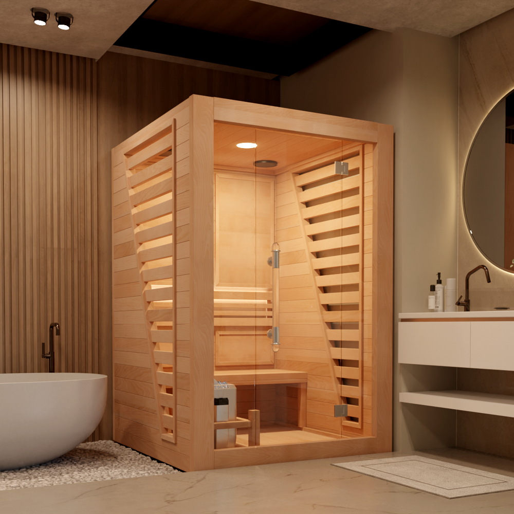 Hylivesaunas Luxury Traditional Steam Sauna Room - Steam 3