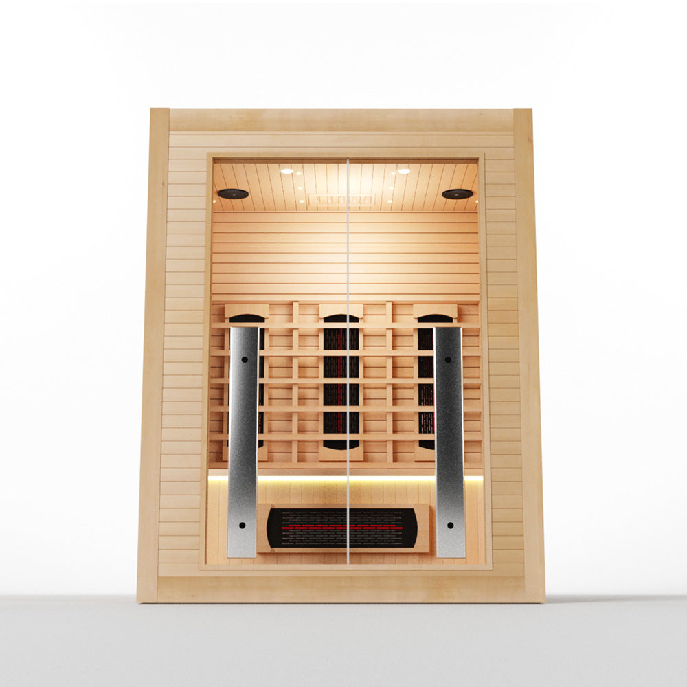 Hylivesaunas Indoor Infrared Sauna Room with Mobile-app Control System - FAMILY 2